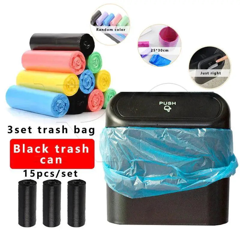 Universal Car Trash Bin Organizer Innovative Garbage Storage