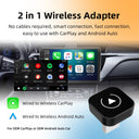 Universal CarPlay Android Auto 2In1 Wireless Adapter Compact