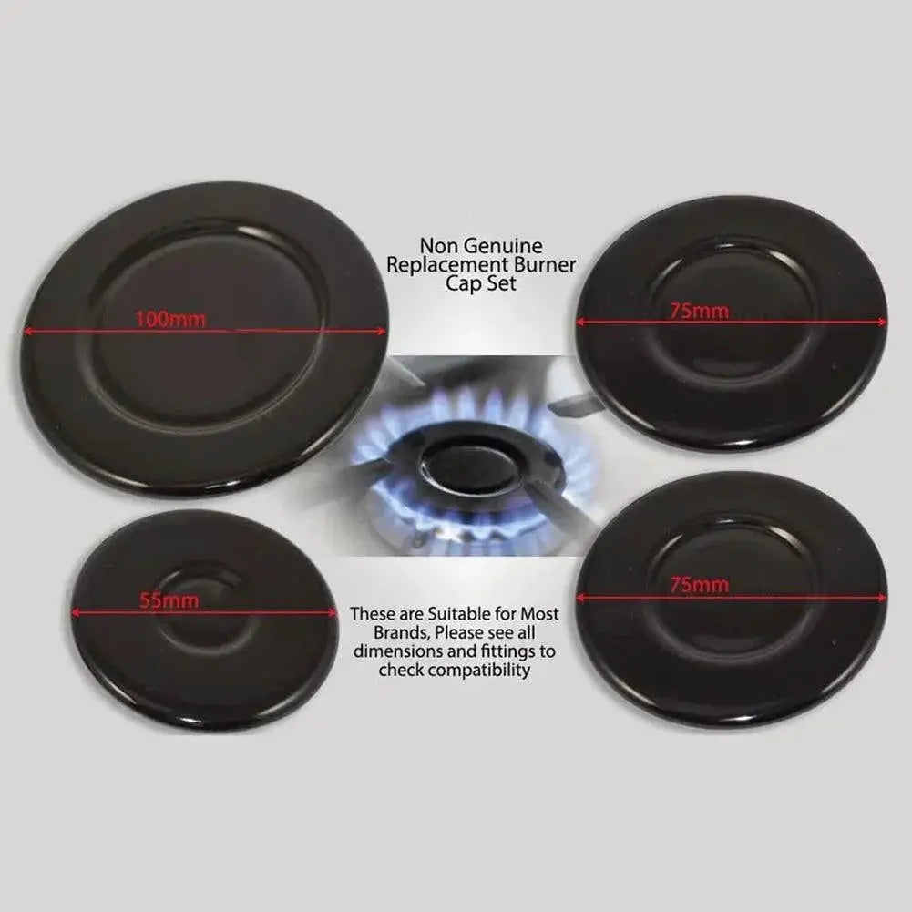 Universal Gas Burner Cap Set 4 Pcs For SABAF Cookware