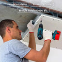 Universal Magnetic Screw Ring Bit Holder for Efficient Pickup