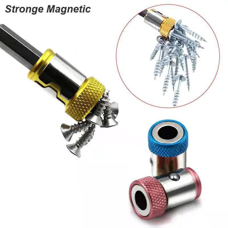 Universal Magnetic Screw Ring Bit Holder Efficient Pickup