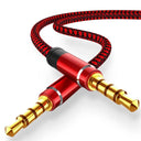 Universal Nylon Braid Aux Cable Crisp Sound Versatility