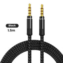 Universal Nylon Braid Aux Cable Crisp Sound Versatility