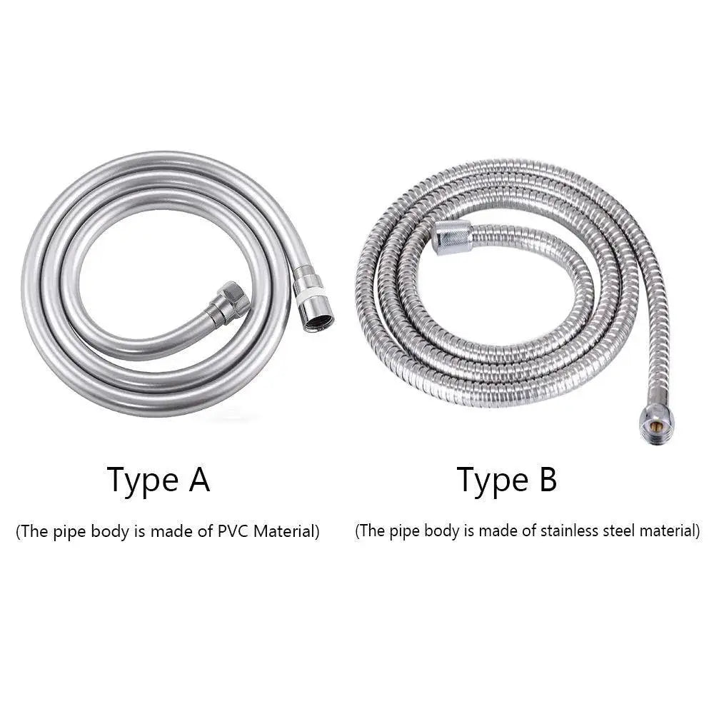 Universal PVC Shower Hose Flexible Anti Winding Water Tube