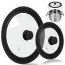 Universal Silicone Edge Glass Pot Lid Overflow Prevention