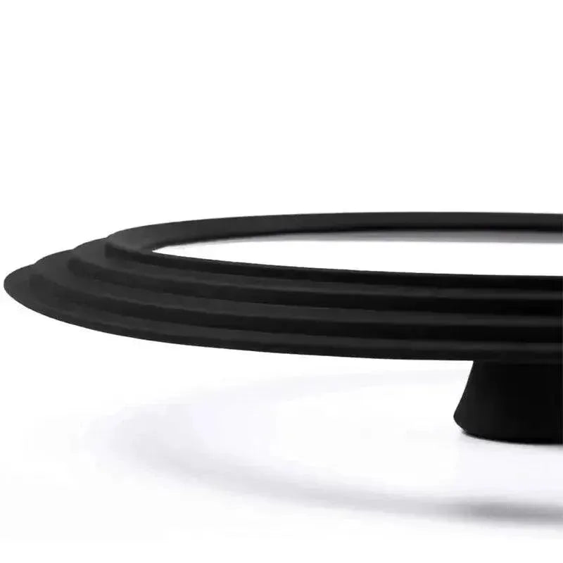 Universal Silicone Edge Glass Pot Lid Overflow Prevention
