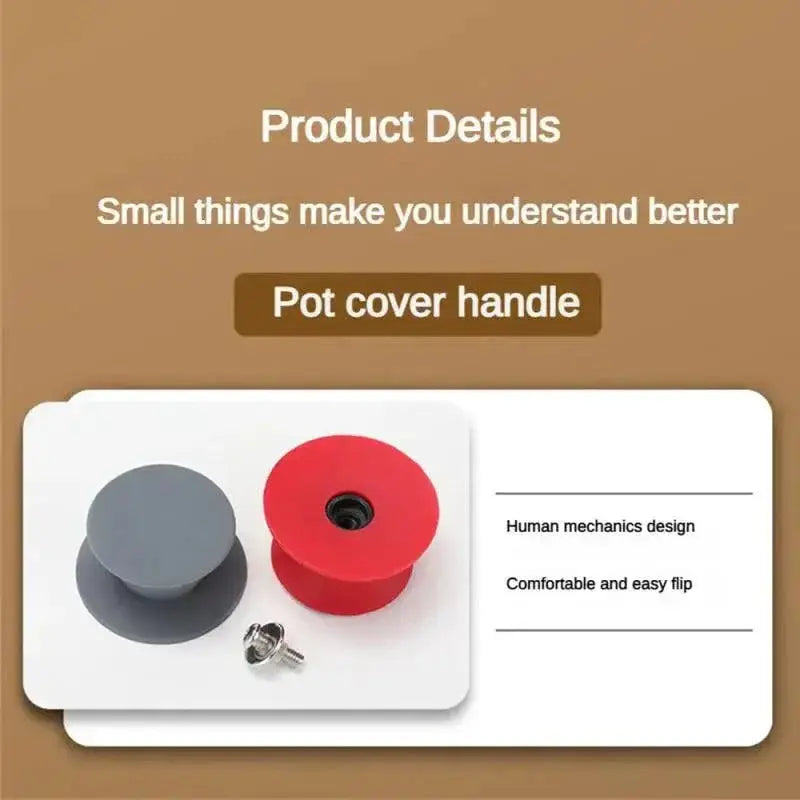 Silicone Pot Lid Knobs Heat Resistant Handles Pack 1 2 4