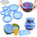 Universal Silicone Stretch Lids Set Of 12 Pcs Food Covers