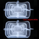 Universal Silicone Stretch Lids Set Of 12 Pcs Food Covers