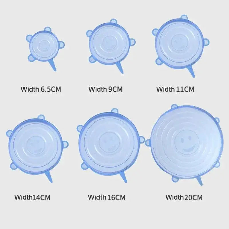 Universal Silicone Stretch Lids Set Of 12 Pcs Food Covers