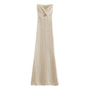 Breathable Mesh Knit Dress for Women