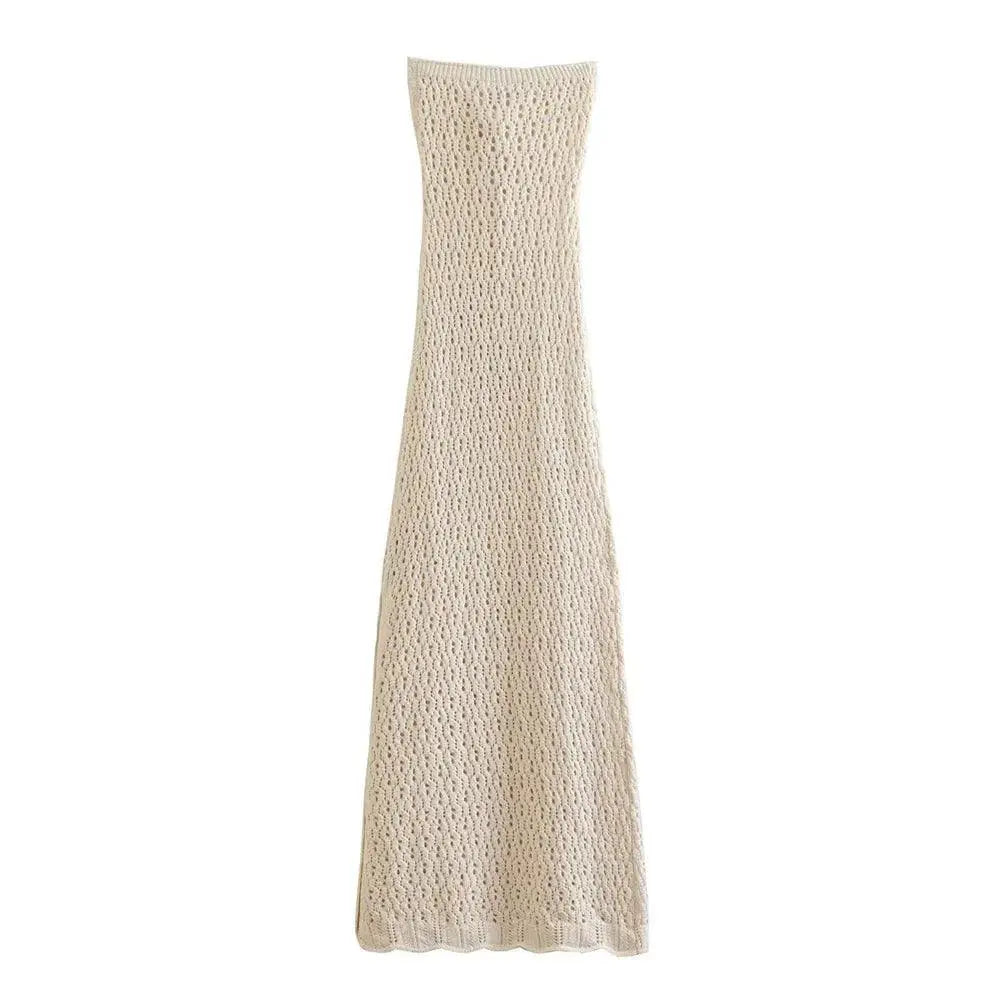 UNIZERA Autumn Elegant Mesh Knit Dress Fall Fashion