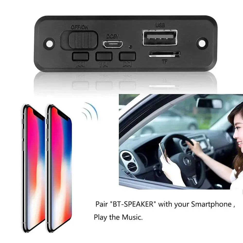 Bluetooth Amplifier MP3 Player for Car Audio Upgrade
