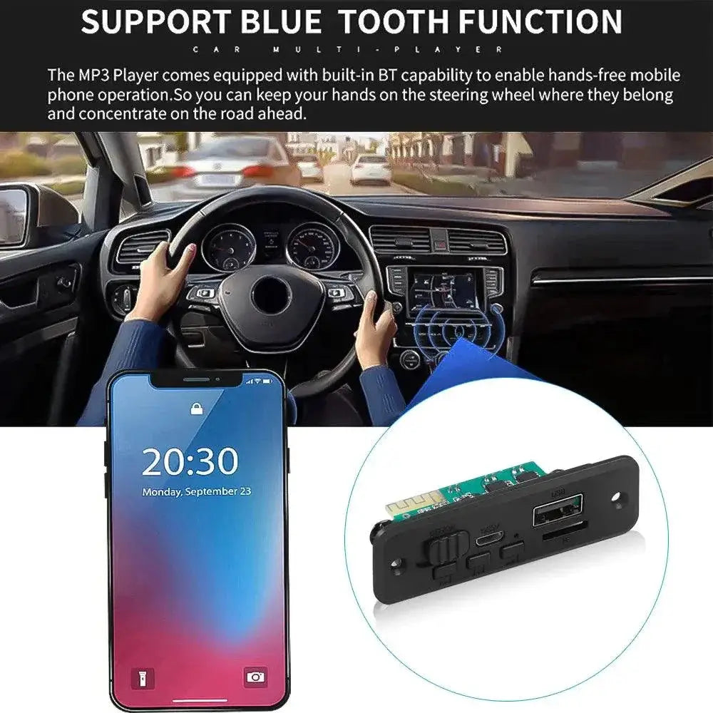 Bluetooth Amplifier MP3 Player for Car Audio Upgrade