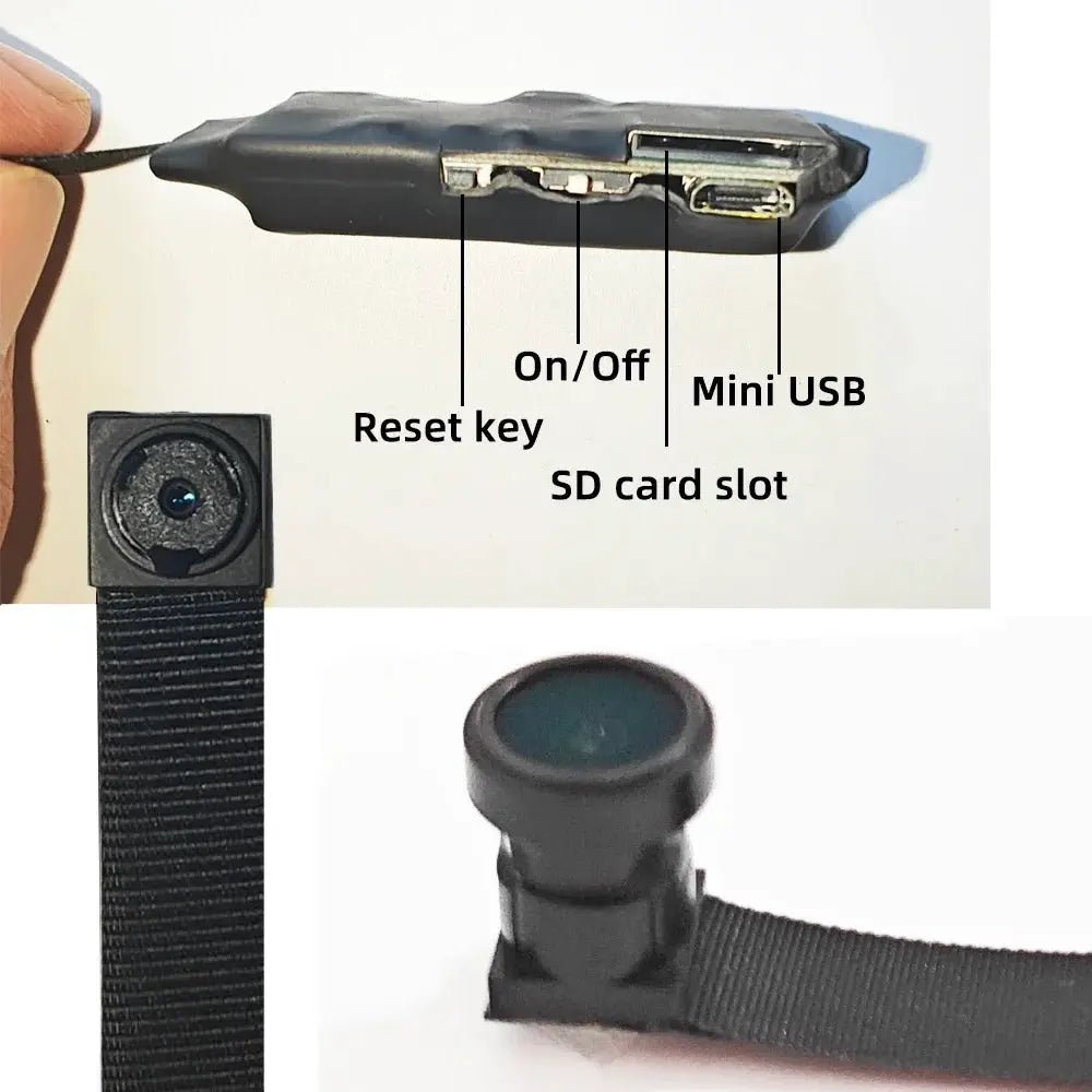 Upgraded 4K Mini WiFi Nanny Cam With Remote Viewing And Motion Detection