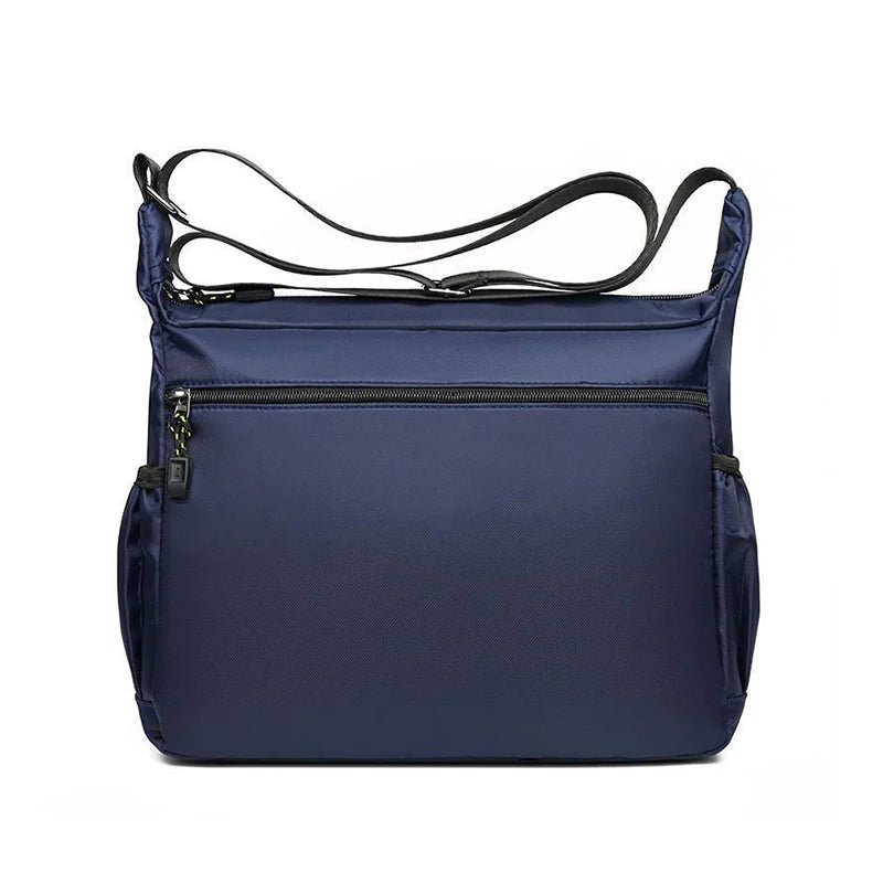 UrbanEdge Mens Crossbody Bag - Lightweight Layered Pockets And Adjustable Strap.