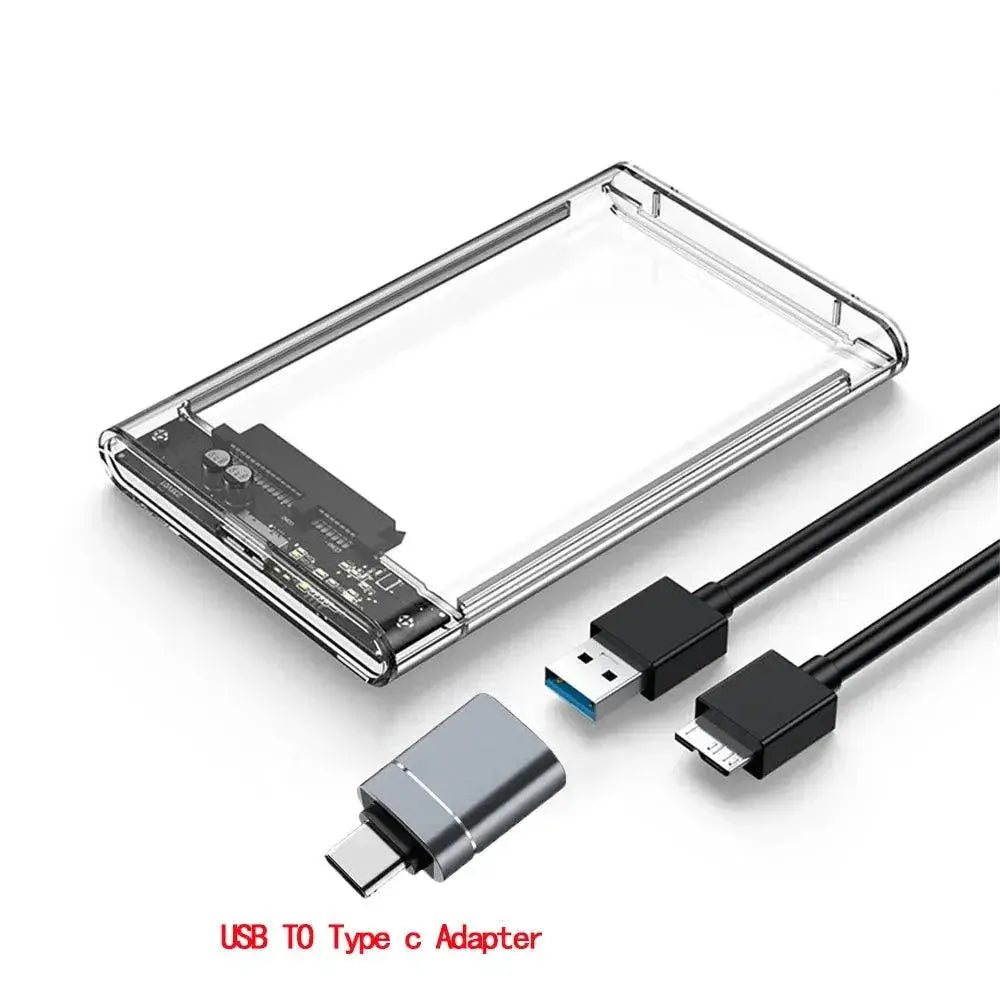 USB 3 Enclosure High Speed SATA SSD Case Compact Design