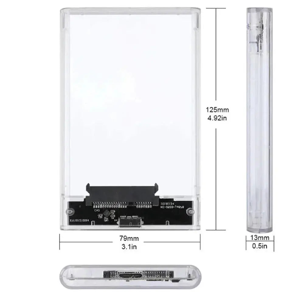 USB 3 Enclosure High Speed SATA SSD Case Compact Design