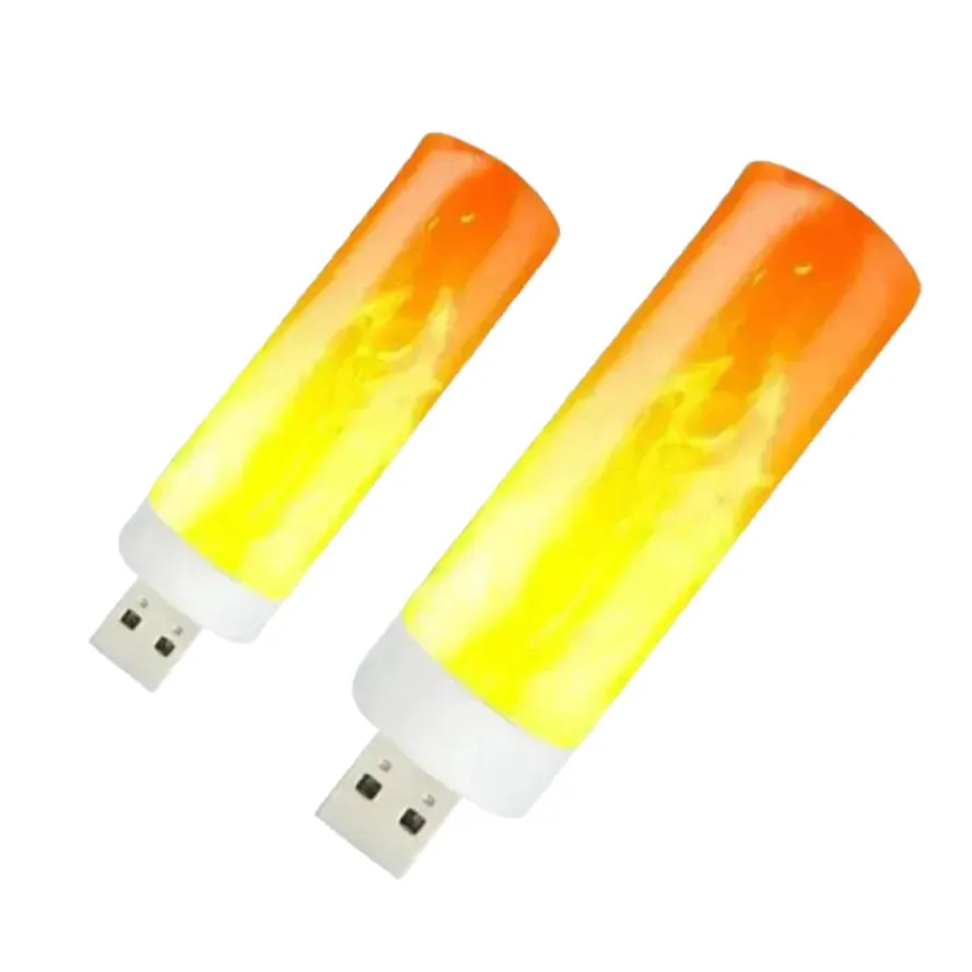 Safe Glow USB Flame Lamp for Camping — product view 1