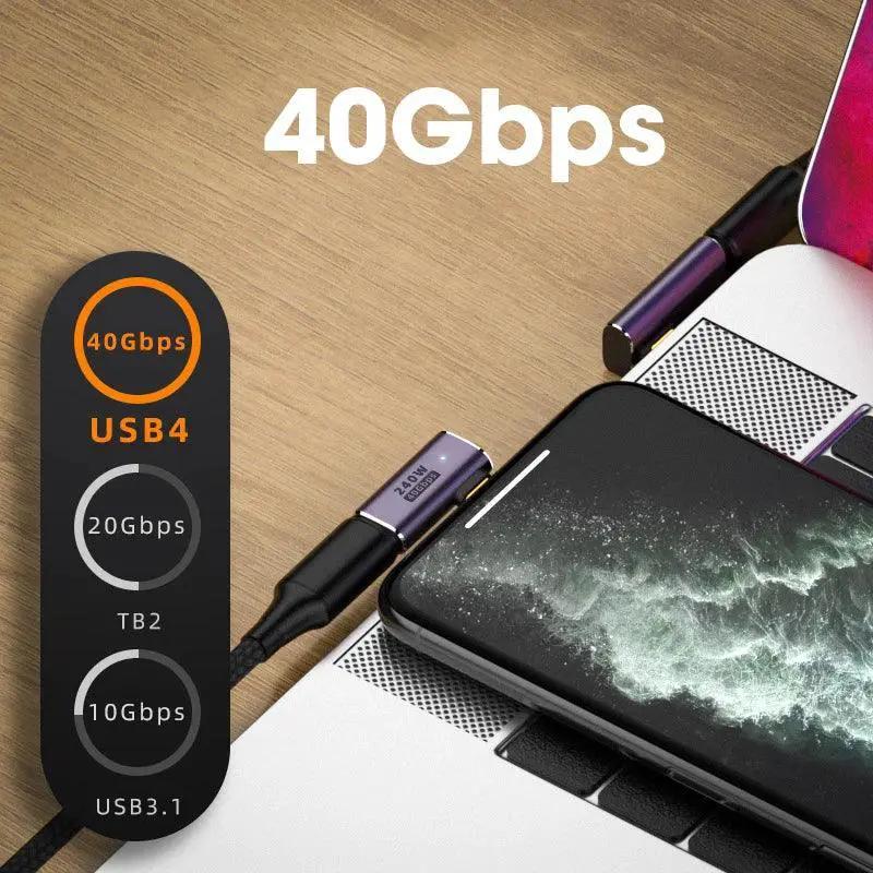 USB C 240W High Speed Charger MacBook 8K Video Adapter