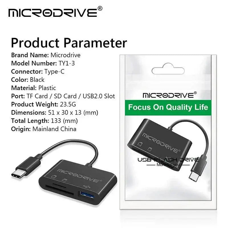 USB C 3 In 1 Hub For Laptops Tablets And More Connectivity