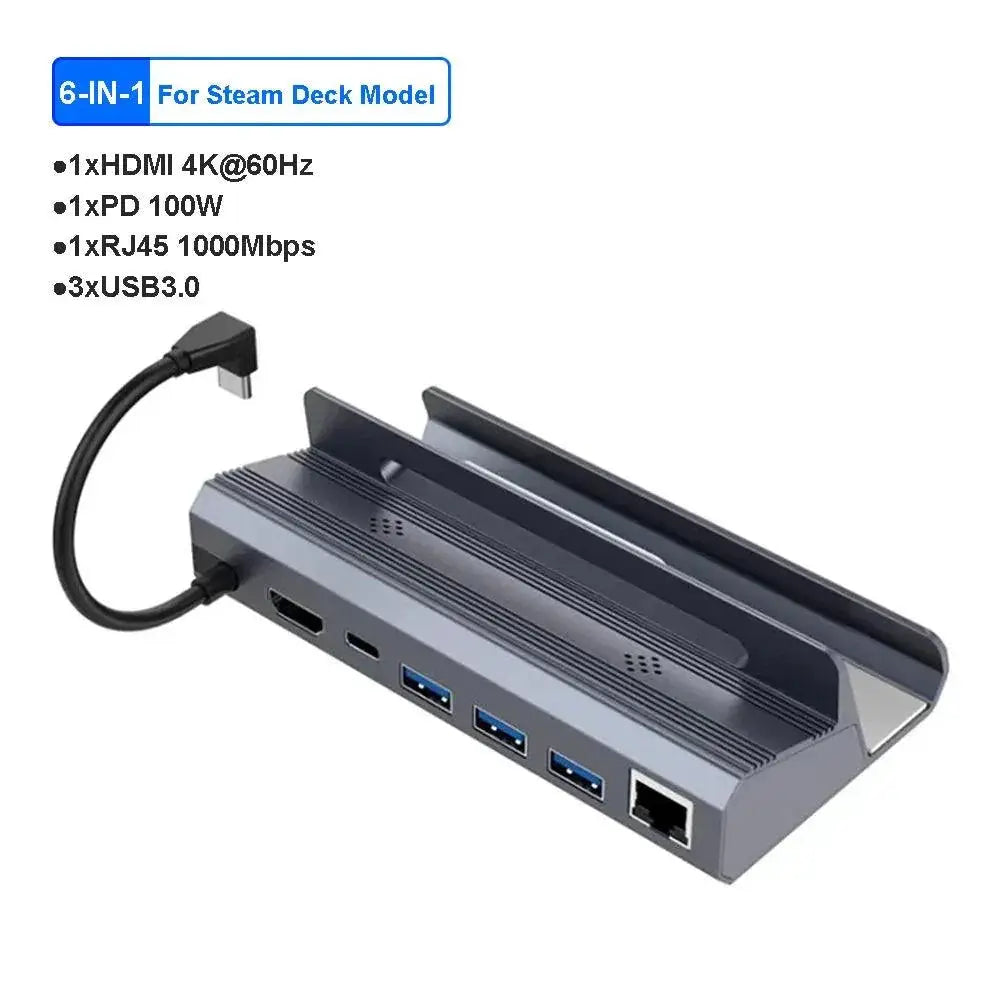 USB C Docking Station for Steam Deck and Nintendo Switch Hub