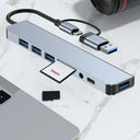 USB C Hub Dock Station for Fast Data Transfer and Connectivity