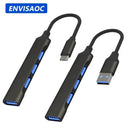 Fast Data Transfer USB-C Hub for Laptops