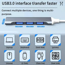 Fast Data Transfer USB-C Hub for Laptops