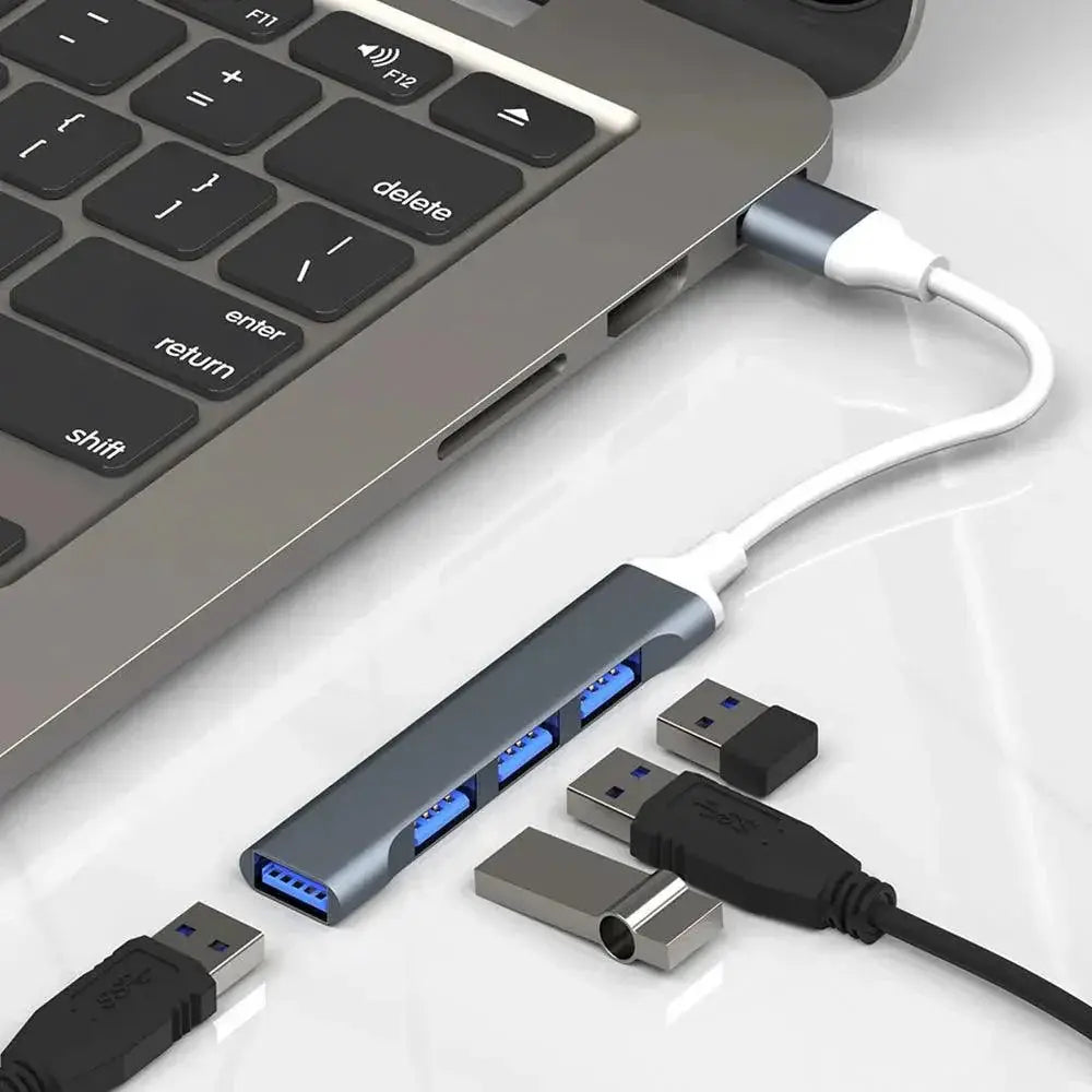 USB C Hub High Speed Connectivity And Data Transfer Adapter