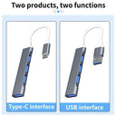 Fast Data Transfer USB-C Hub for Laptops