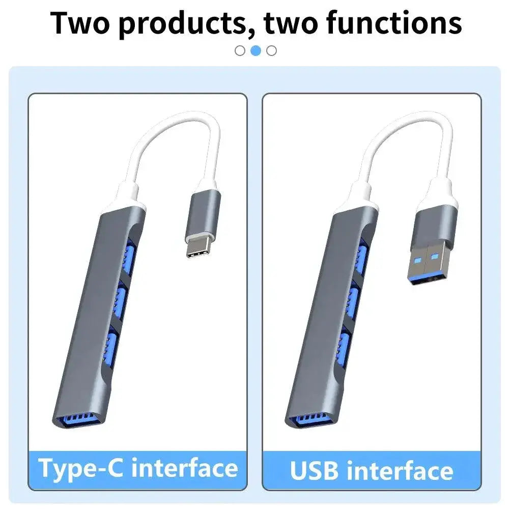USB C Hub High Speed Connectivity And Data Transfer Adapter