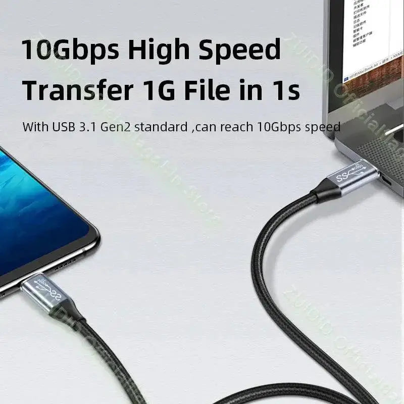 USB C to C Fast Charging Cable 100W for MacBook Pro