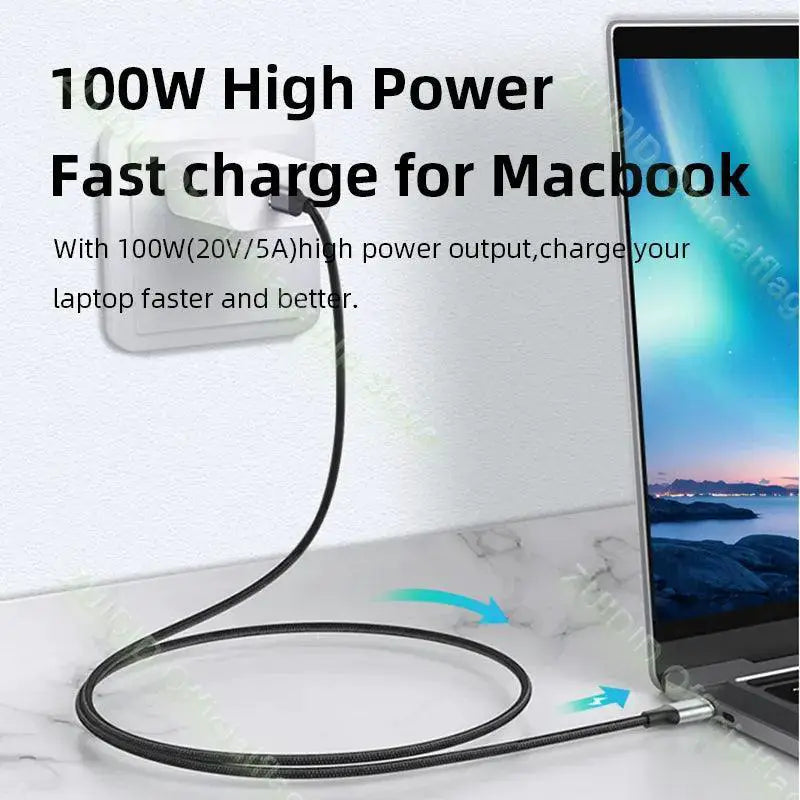 USB C to C Fast Charging Cable 100W for MacBook Pro