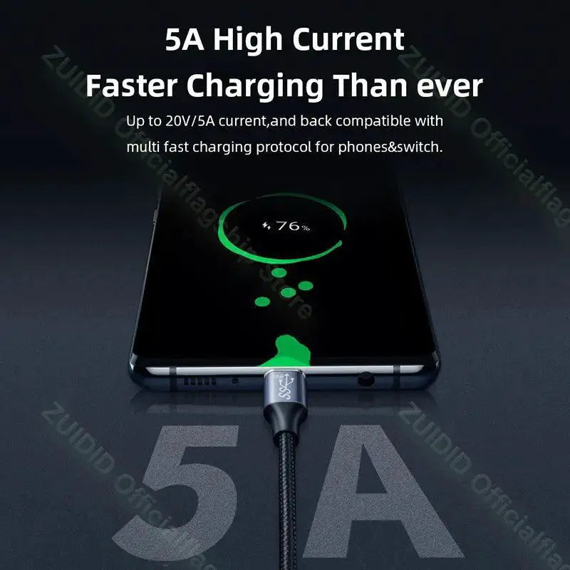 USB C to C Fast Charging Cable 100W for MacBook Pro