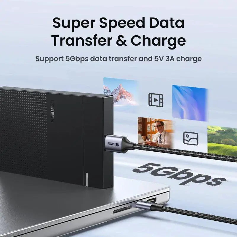 USB C To Micro B Cable High Speed Sync For MacBook
