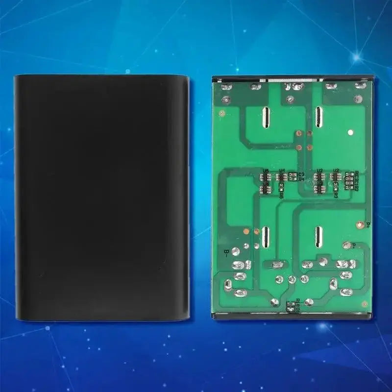 USB DC 12V Output 3X 18650 Batteries UPS Power Bank Box
