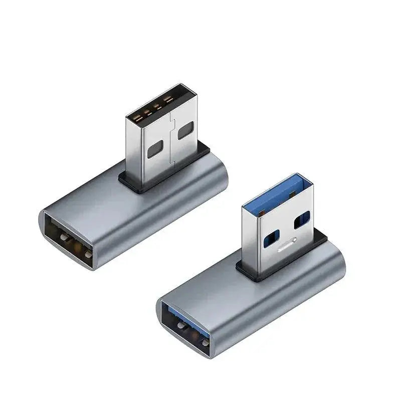 USB Extension Adapter With Right Angled Elbow Design