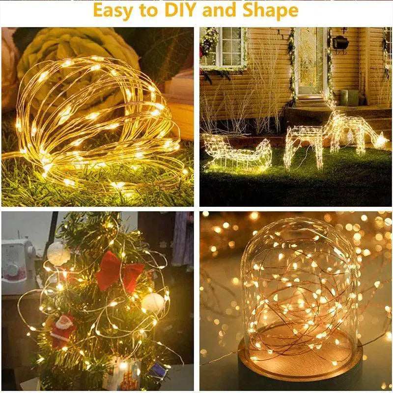 USB Fairy Curtain Lights 8 Modes For Home And Garden Decor