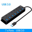 USB Hub Multi-Port Splitter Efficiently Expand Connectivity