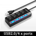 USB Hub with Switches for Office