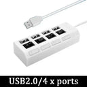 USB Hub with Switches for Office