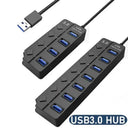 USB Hub with Switches for Office