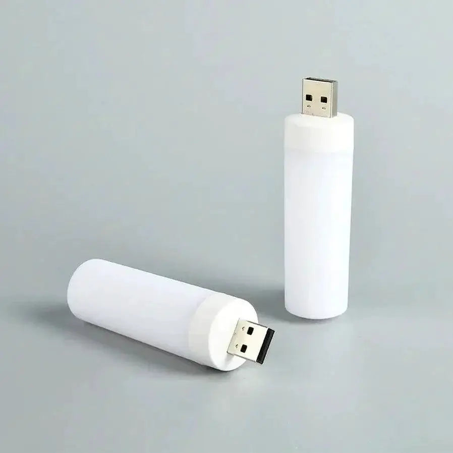 USB LED Atmosphere Light Flame Flashing Candle Lamp