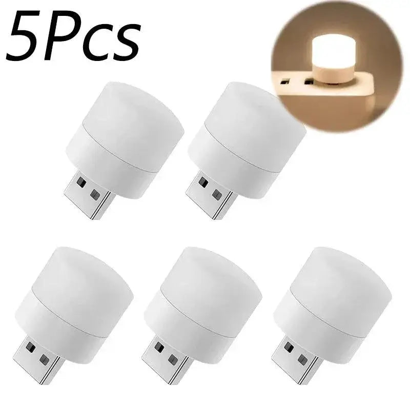 USB Night Light Mini Bulb Portable Eye Protection Lamp