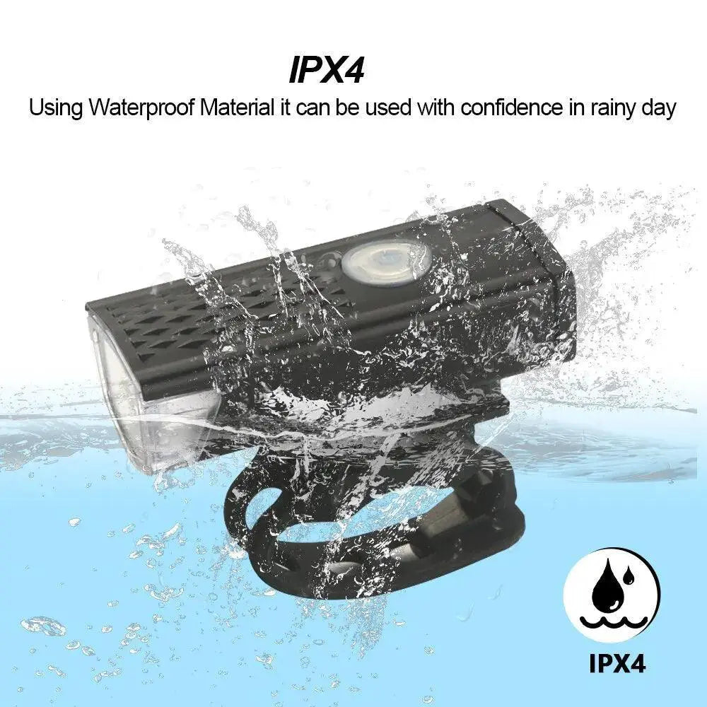 USB Rechargeable Bike Light Set For Night Visibility