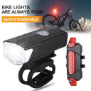 USB Rechargeable Bike Light Set for Ultimate Night Safety