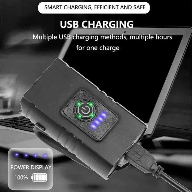 USB Rechargeable LED Bike Light Waterproof Versatile Battery