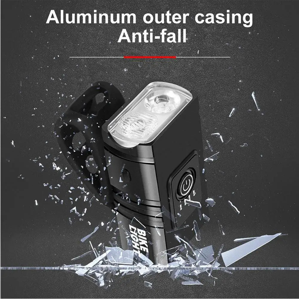 USB Rechargeable LED Bike Light Waterproof Versatile Battery