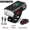 USB Rechargeable LED Bike Light Waterproof Versatile Battery